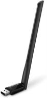 tp-link archer t2u plus ac600 usb wifi adapter for pc - dual band wireless network adapter with 5dbi high gain antenna, 2.4ghz/5ghz, supports win10/8.1/8/7/xp, mac os 10.9-10.14 logo