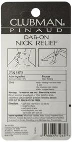 img 3 attached to 💆 Clubman Dab On Nick Relief (3-Pack): Fast and Effective Solution for Razor Nicks