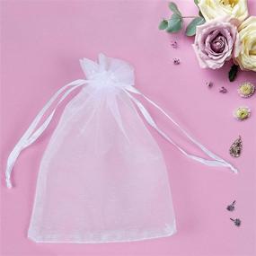 img 1 attached to Organza Drawstring Pouches Christmas Wedding