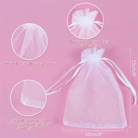 img 3 attached to Organza Drawstring Pouches Christmas Wedding