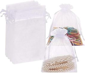 img 4 attached to Organza Drawstring Pouches Christmas Wedding