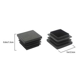 img 3 attached to 🔲 12Pcs Black Square Plastic Tubing for Versatile Usage