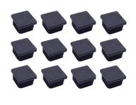 🔲 12pcs black square plastic tubing for versatile usage logo