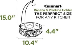 img 1 attached to 🍌 Cuisinart Stainless Steel Banana Hanger Basket: Organize and Display Your Bananas in Style!