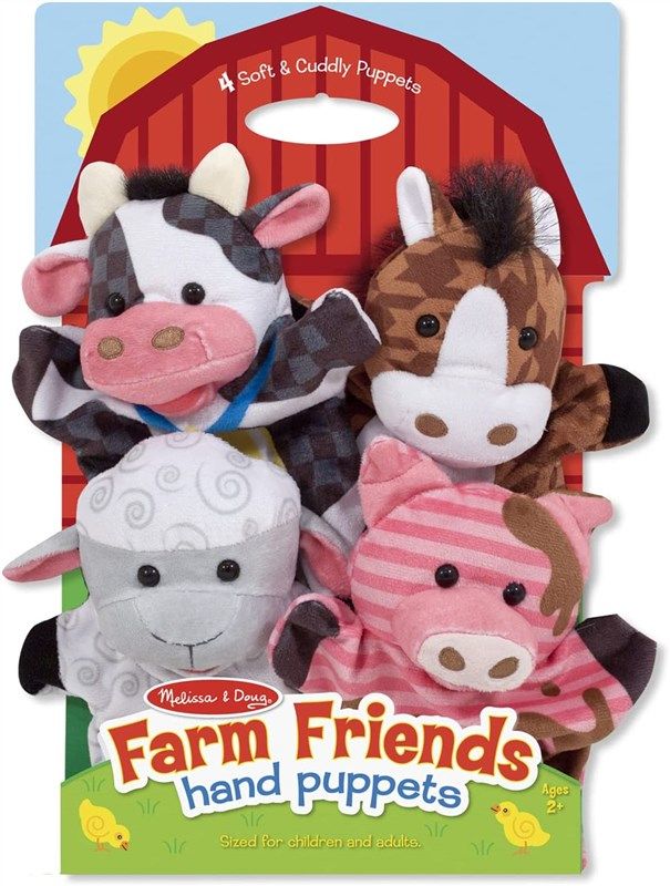 melissa doug farm friends puppets 로고