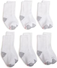 img 1 attached to Hanes Classics Boys Crew Socks