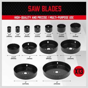 img 3 attached to 🔧 SEDY 19-Piece 19 152mm Mandrels Installation Kit