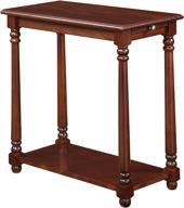 mahogany french country regent end table by convenience concepts logo