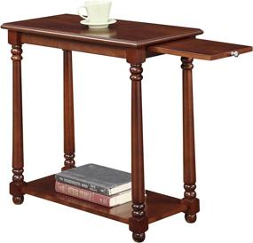 img 3 attached to Mahogany French Country Regent End Table by Convenience Concepts