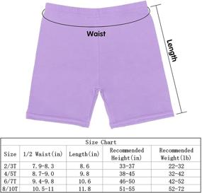 img 3 attached to Hollhoff Gymnastics Playgrounds Shorts - Breathable Clothing for Girls