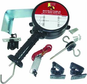 img 1 attached to 🔒 Field Guardian Retractable Rope Gate Kit: 20-Feet of Versatile and Convenient Fencing Solution