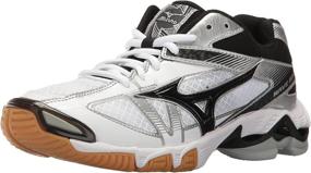 img 4 attached to Mizuno Womens Volleyball Shoes Silver Women's Shoes and Athletic