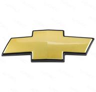 gold front grille bowtie emblem: enhance your 2007-2013 chevy avalanche & 2007-2014 chevy suburban tahoe logo