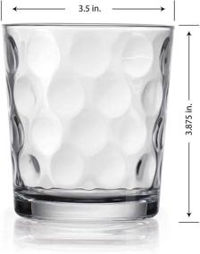 img 1 attached to Home Essentials & Beyond Glassware Drinking Glasses Set of 8 - 4 Highball (17 oz.) & 4 Rocks Glass Cups (13 oz.) for Water, Juice, Cocktails - Kitchen Glassware