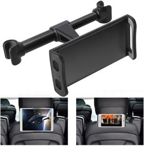 img 4 attached to 🚗 Oenbopo Car Headrest Mount/Stand for iPad Pro Air Mini, Samsung Galaxy Tabs, Kindle Fire, 4~11 inch Cellphones and Tablets (Black)