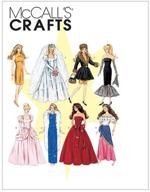 👗 mccall's patterns m6232: stylish and versatile fashion doll clothes in one perfect size! logo