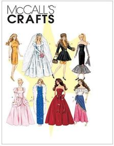 img 1 attached to 👗 McCall's Patterns M6232: Stylish and Versatile Fashion Doll Clothes in One Perfect Size!