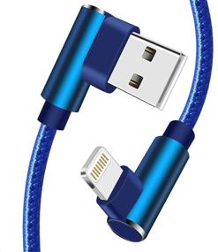 img 4 attached to 🔌 Long, Durable & Versatile: 10 FT iPhone Charger Cable 3 Pack for Lightning-Fast Charging & Data Transfer (Blue,10ft)