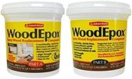 🔧 revitalize and transform with woodepox wood replacement compound 2 pint kit logo