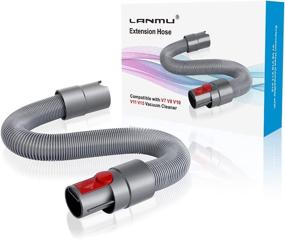 img 4 attached to LANMU Flexible Extension Hose for Dyson V15, V11 Outsize, V11 V10 V8 🚀 V7 Cordless Stick Vacuum Cleaners (20-60 Inches) – Compatible with Absolute, Animal, Motorhead Models