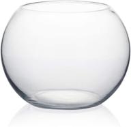 🌿 wgv bowl glass vase: elegant clear bubble planter terrarium fish bowl for wedding, home decor - multiple sizes available (vbw0008a) logo