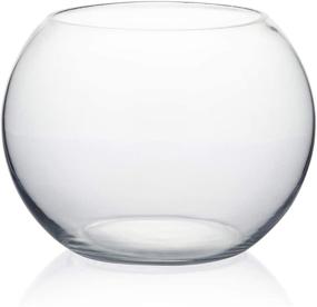 img 4 attached to 🌿 WGV Bowl Glass Vase: Elegant Clear Bubble Planter Terrarium Fish Bowl for Wedding, Home Decor - Multiple Sizes Available (VBW0008A)