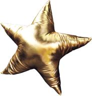 🌟 a.b crew golden star shiny cute car waist cushion back support cushion for home sofa decor logo