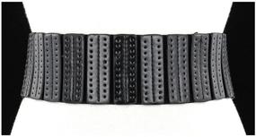 img 2 attached to 👗 Stylish Normcorer Women's Waist Cinch Belt - PU Face & Leather Back for Elegant Overcoats and Dresses