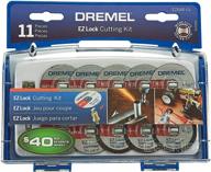 🔪 dremel ez688-01 ez lock cutting discs accessory kit - plastic, metal, and thin cuts, 11-piece set logo