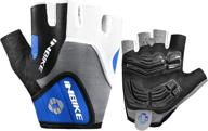 inbike men's cycling gloves - mountain bike with 5mm 🚴 gel pad, shock-absorbing, anti-slip, breathable design - mtb dh road bicycle gloves logo