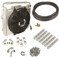 🔄 bd diesel 1030606-ds-58 xtrude double stacked auxiliary transmission cooler kit: high-performance cooling solution with 5/8 inch tubing and complete installation accessories logo