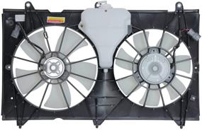 img 2 attached to 🌀 Efficient Cooling Fan Assembly for Honda Accord: TYC 620690 Radiator/Condenser Replacement