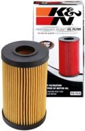 🔍 k&n premium oil filter for 2005-2020 lexus/toyota/ford (lc500, lx570, gs f, rc f, is f, camry, land cruiser, sequoia, tundra, escape) - enhance engine protection with ps-7018 logo