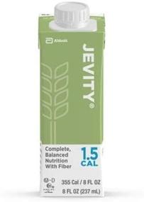 img 2 attached to 🥛 Jevity 1.5 Cal High Protein Nutrition Drink: A Fiber-Rich Solution, 8 Ounce Cartons, 24/Case by Abbott