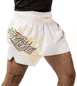 img 1 attached to 🥊 Extreme Comfort and Style: Hayabusa Falcon Muay Thai Shorts - Designed for Maximum Performance