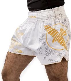 img 4 attached to 🥊 Extreme Comfort and Style: Hayabusa Falcon Muay Thai Shorts - Designed for Maximum Performance