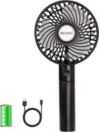 brigenius mini handheld fan: usb rechargeable, portable & powerful cooling for travel, office, and home logo