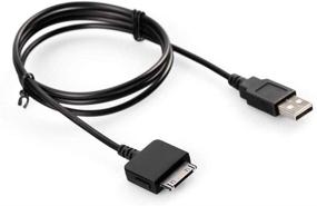 img 4 attached to 🔌 High-Quality Replacement USB Sync Data Transfer Charging Cable for Microsoft Zune Zune2 ZuneHD MP3 MP4 Player - 3.3ft/Black