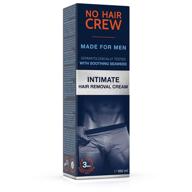 💆 painless at-home hair removal cream for men: no hair crew intimate/private depilatory - flawless results, soothing formula, 100ml logo