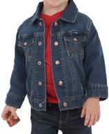 baby boy's unlined denim jacket by wrangler logo