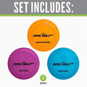 img 3 attached to Franklin Sports Disc Golf Discs Set: Perfect Starter Equipment for All Ages - Complete with Driver, Mid-Range, and Putter Discs