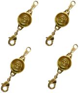 💎 secure your jewelry with style: set of 4 gold locking magnetic clasps by jumbl logo