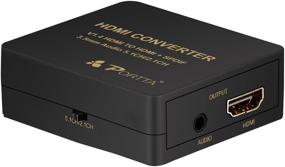 img 4 attached to Portta 4PETHHA V1.4 HDMI to HDMI Audio Extractor Converter 4K - 2K with 3.5mm Stereo Analog & SPDIF