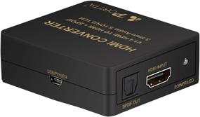 img 3 attached to Portta 4PETHHA V1.4 HDMI to HDMI Audio Extractor Converter 4K - 2K with 3.5mm Stereo Analog & SPDIF