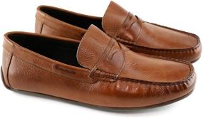 img 1 attached to 👞 Breathable Lightweight Men's Moccasins - Comfortable & Genuine Slip-On Loafers