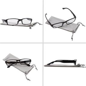 img 3 attached to 👓 TruVision Readers - 9501HP: Stylish Reading Glasses with Comfort Spring Hinges for Men and Women