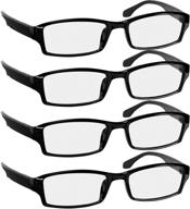 👓 truvision readers - 9501hp: stylish reading glasses with comfort spring hinges for men and women logo