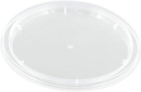 img 2 attached to Custom Shop/TCP Global (Box Of 50 Lids - Quart Size) Exclusively Fits TCP Global 32 Ounce Paint Mix Cups