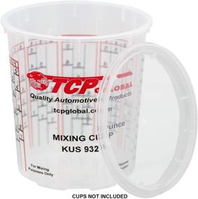 img 1 attached to Custom Shop/TCP Global (Box Of 50 Lids - Quart Size) Exclusively Fits TCP Global 32 Ounce Paint Mix Cups