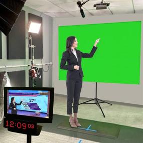 img 2 attached to 84-Inch Green Screen Backdrop with Stand: A Wrinkle-Resistant Collapsible Photo Backdrop for Potographic Studio, YouTube & More